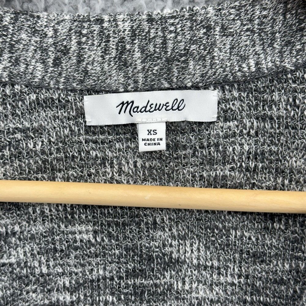 Madewell‎ Womens XS Fieldwalk Button Front Cardigan Sweater Marled Cotton Blend - Picture 2 of 7